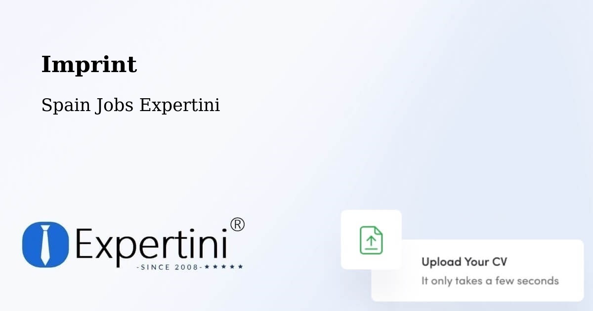 Imprint – Robleda Cervantes - Spain Jobs Expertini